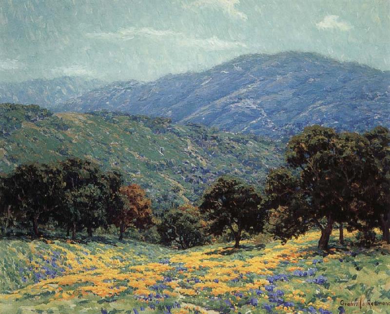 Granville Redmond Flowers Under the Oaks